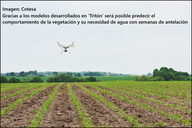 Tecnología de vanguardia de Castilla y León para analizar estrés hídrico de los cultivos, predecir sequías y usar el agua con más eficiencia