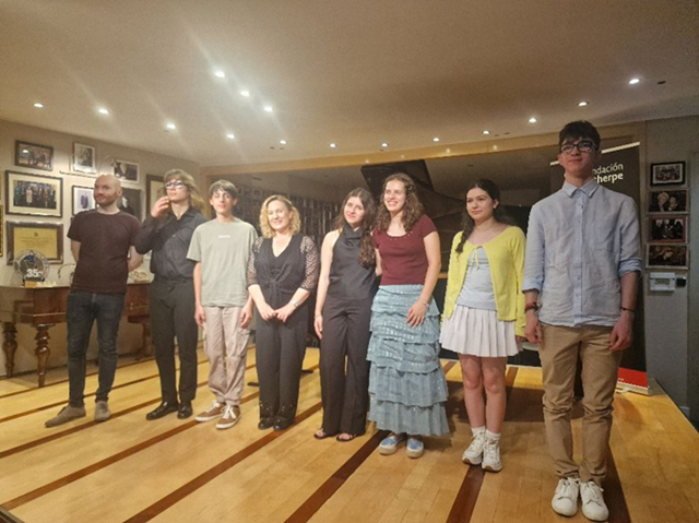 Estreno de las composiciones de 7 alumnos de la Escuela de Música Eutherpe de León y concierto del pianista leonés Jorge Martínez Prieto