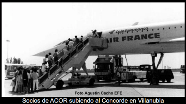 Hablemos de Valladolid 116, El Concorde en aeropuerto de Villanubla 1988