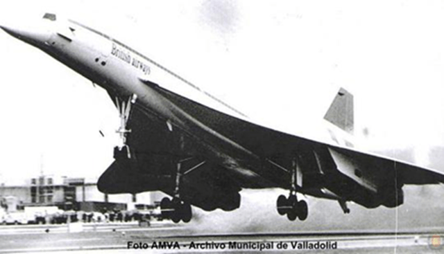 Hablemos de Valladolid 116, El Concorde en aeropuerto de Villanubla 1988