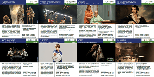 Presentación del programa del Teatro Calderón para la temporada 2026-27, Valladolid (imagen fmc)