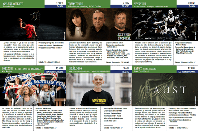 Presentación del programa del Teatro Calderón para la temporada 2026-27, Valladolid (imagen fmc)