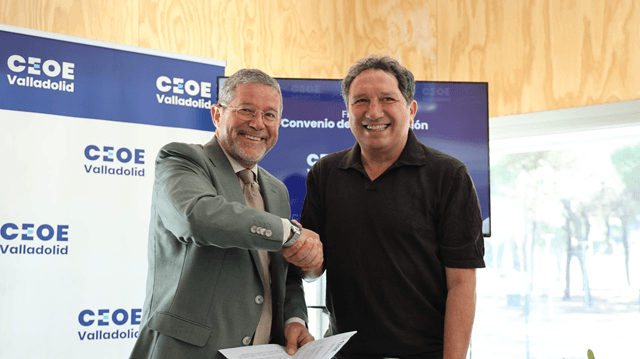 Firma convenio entre Fundación Eusebio Sacristán y CEOE Valladolid