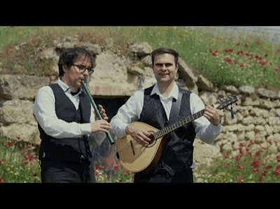 Fusión y Cuenta Nueva, video clip 'El Estraperlo del Topo', Bodegas de Cigales (Valladolid) (imagen Fusión y Cuenta Nueva)