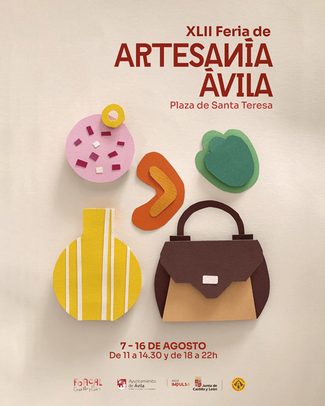 Cartel 42 Feria de Artesanía de Ávila 2026 (imagen FOACAL)