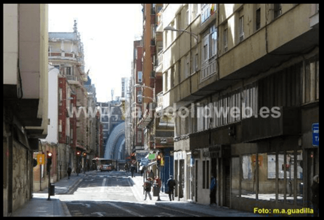 Calle López Gómez, Valladolid (imagen M.A. Guadilla, Valladolid web)