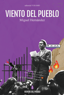 Poemario Miguel Hernández, 'Viento del Pueblo', de la Editorial Páramo, Valladolid (imagen Páramo)