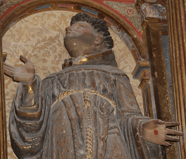 Retablo mayor de la Iglesia de San Esteban Protomártir de Mazuela, Burgos (imagen Hispania Nostra)