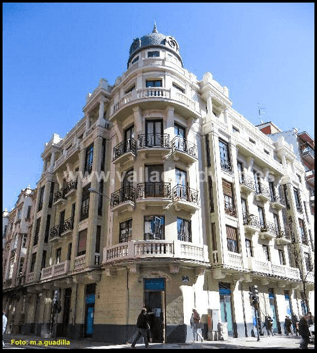 Calle López Gómez, Valladolid (imagen M.A. Guadilla, Valladolid web)