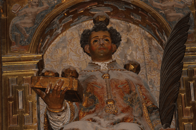 Retablo mayor de la Iglesia de San Esteban Protomártir de Mazuela, Burgos (imagen Hispania Nostra)