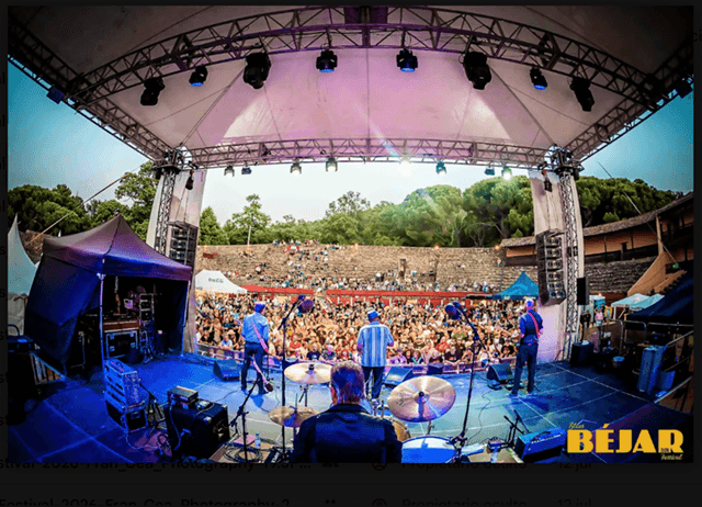 27º Blues Festival Béjar 2026,Salamanca (imagen Blues Festival Béjar)