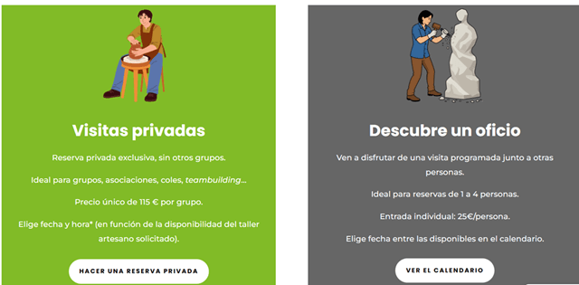 Artes Artis, visitas a artesanos y talleres aprender oficio (imagen artes Artis)
