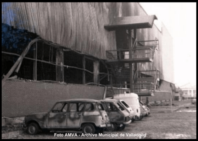 Incendio instalaciones Montaje-2 FASA-RENAULT en 1974 Valladolid