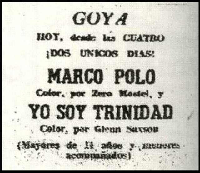Cinema Goya, Valldolid web