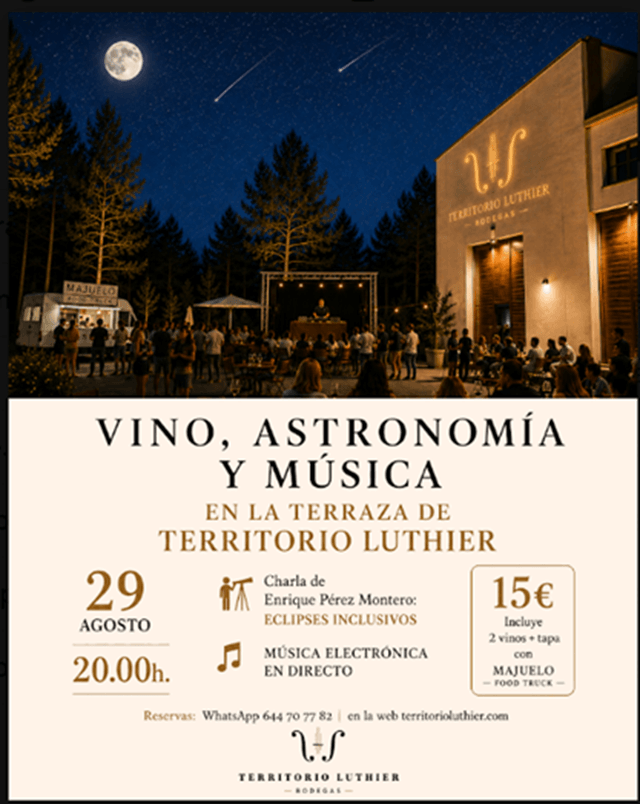 Terraza Bodega Territorio Luthier, Paraje la Rastrilla, Ribera del Duero, Aranda de Duero, Burgos (imagen Bodega Territorio Luthier)