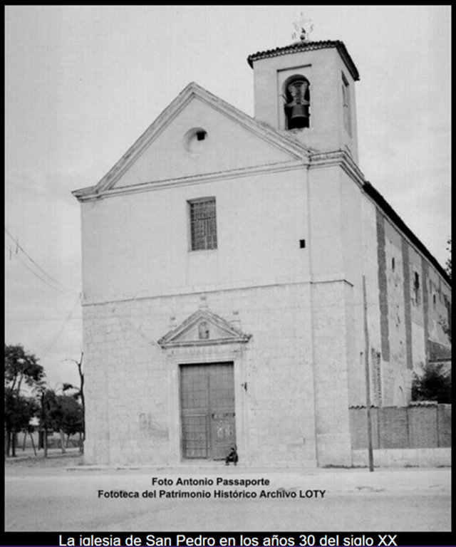 Primigenia iglesia de San Pedro Calle Real de Burgos, Valladolid