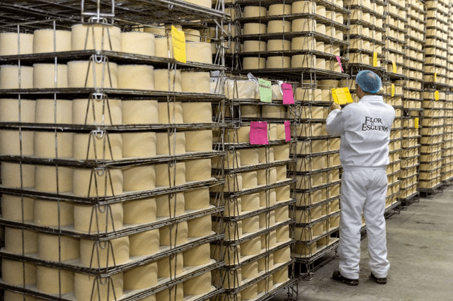 lactalis, proveedores locales fabrica quesos flor de esgueva en Castilla y León, Peñafiel (Valladolid) y Zamora (imagen Lactalis)