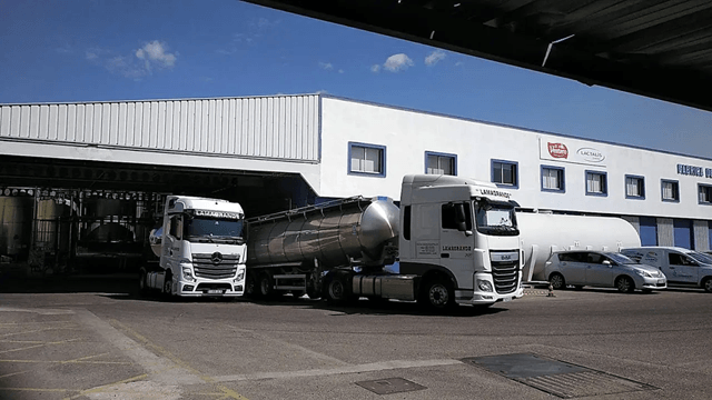 lactalis, proveedores locales transporte de leche en Castilla y León, Peñafiel (Valladolid) y Zamora (imagen Lactalis)