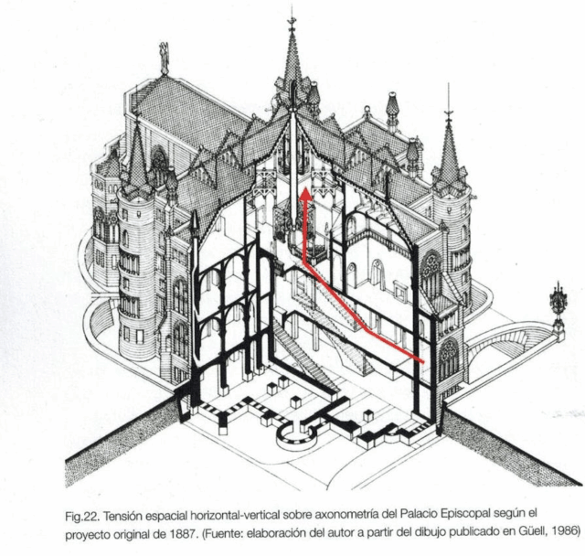 Ilustracion técnica del Palacio episcopal de Astorga, León, ULE
