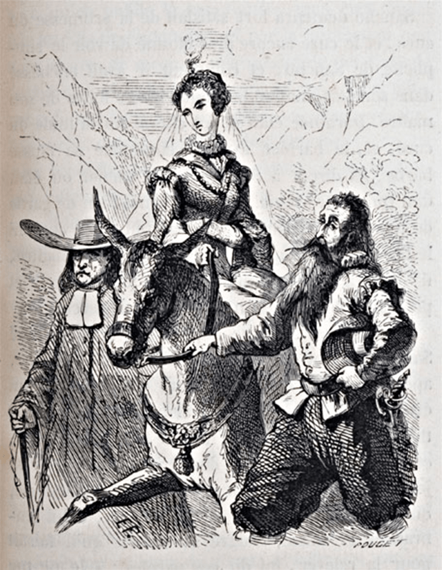 Ilustración, cap. 29 1ª parte D. Quijote de La Mancha, Miguel de Cervantes