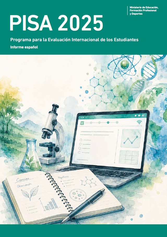Portada Informe PISA 2025 sobre sistema educativo en España (imagen PISA)