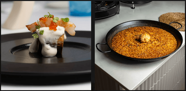 Restaurante Azul Mediterráneo, Guía Michelín desde 2026, Valladolid (imagen Restaurante Azul Mediterráneo)