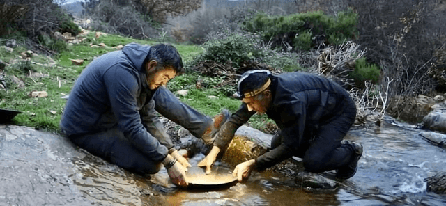 Modo de extracción del oro, presumiblemente en el Imperio Romano, en Las Médulas, León (imagen ULE)