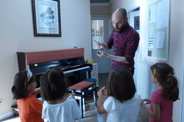 Clases Escuela de Música Eutherpe, Fundación Eutherpe, León (imagen Fundación Eutherpe)