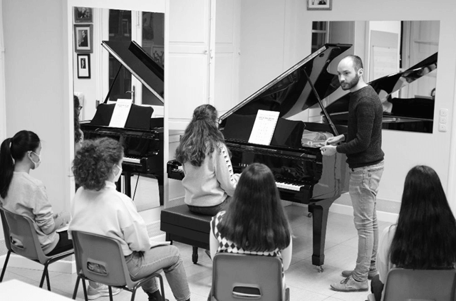 Clases Escuela de Música Eutherpe, Fundación Eutherpe, León (imagen Fundación Eutherpe)