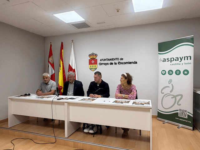 Presentación 5ª carrera y marcha inclusiva contra la lesión medular, Aspaym CyL (imagen Aspaym CyL)