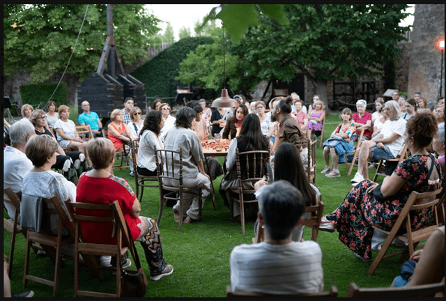Reunión de mujeres en +FIMUC, Covarrubias, Burgos (imagen +FIMUC)