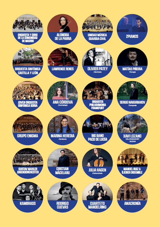 Participantes Festival de Música de Otoño - Festival Internacional de Música de Castilla y León, Soria (imagen FOMS)