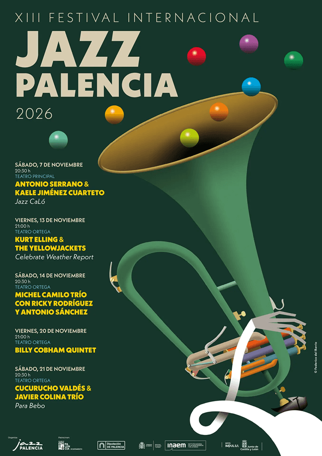 Cartel Festival Jazz Palencia (imagen Festival Jazz Palencia)