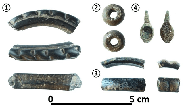 Objetos ornamentales, cocina romana, Sasamón, Burgos (imagen JCMG)