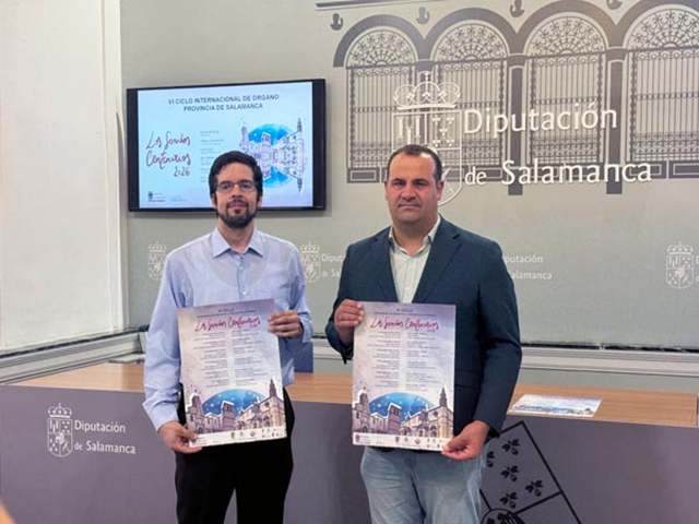 Presentación de los conciertos de órgano en la provincia de Salamanca (imagen provincia de Salamanca)