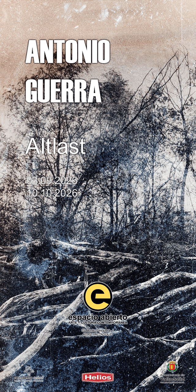 Cartel exposición Altlast, de Antonio Guerra (imagen espacio abierto.acc)