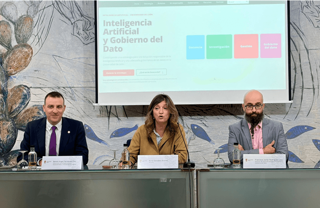 Presentación de la estrategia de uso de la Inteligencia Artificial en la ULE (imagen ULE)