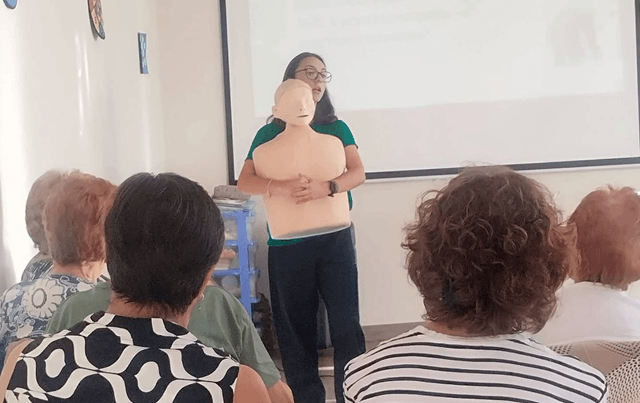 Carmen López Bajo, beca RALBAR, ULE, proyecto Sumamos Vida en Villafañe, León (imagen ULE)