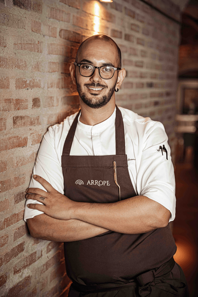 Nauzet Betancort, chef del restaurante Arrope, Valladolid (imagen restaurante Arrope)