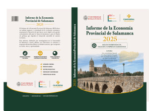 I Informe de la Economía Provincial de Salamanca USAL-CAJA RURAL (imagen USAL Álvaro Ballesteros Villarino)