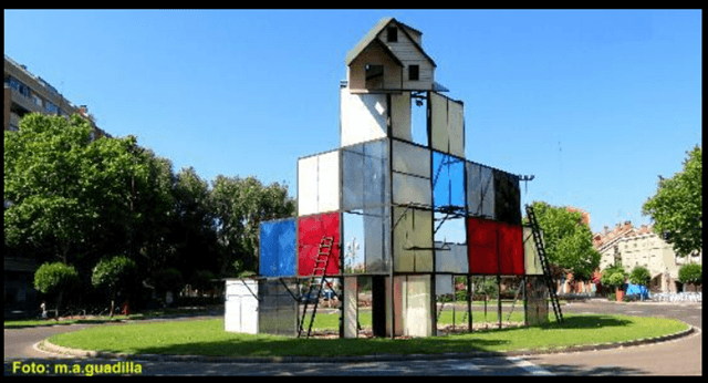 Paseo de Zorrilla, monumento dedicado al cine, de Oppenheim, Valladolid web