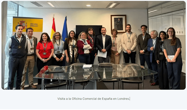 Visita de la Cámara de Comercio de Valladolid a la Oficina Comercial de España en Londres (imgagen Cámara de Comercio de Valladolid)